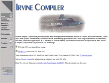 Tablet Screenshot of irvine.com